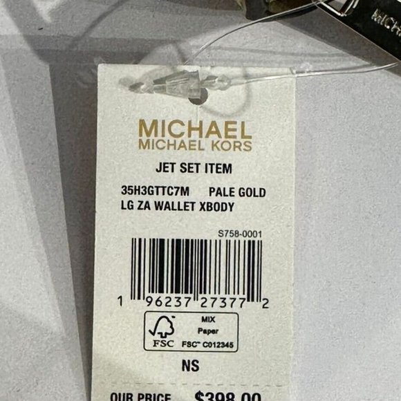 "Michael Kors Gold Plated Zip Around: Luxury Redefined" - Picture 4 of 4